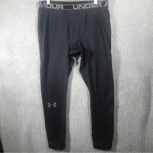 Men's Black Under Armour HeatGear® Compression Leggings Size XXL